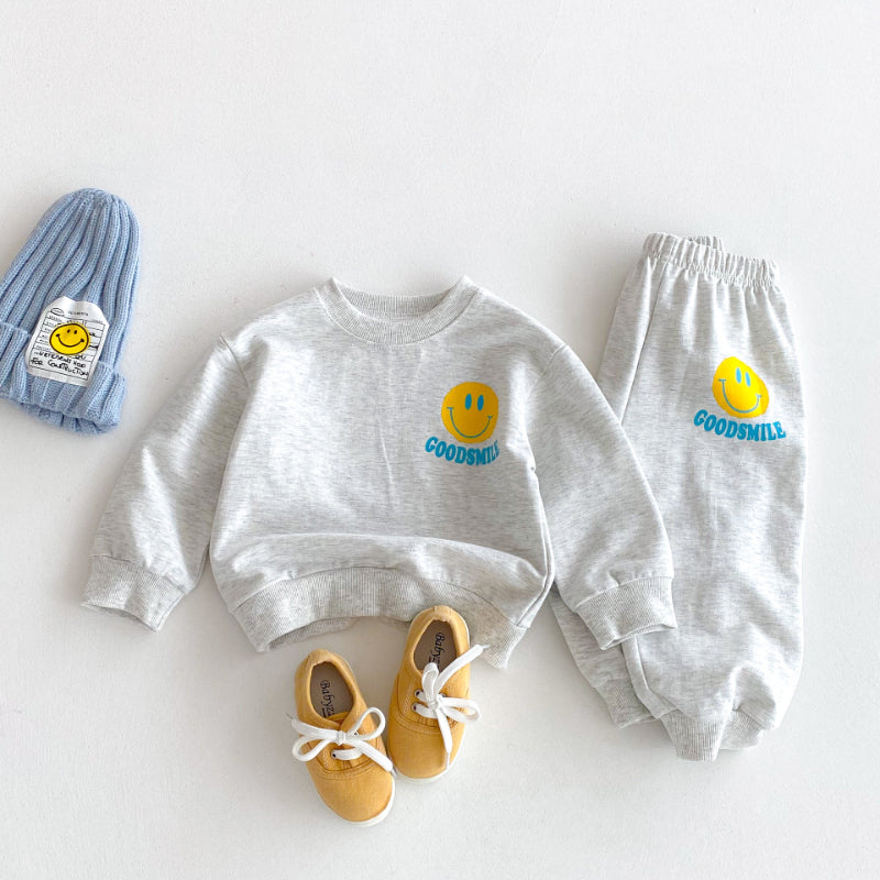 【BABY&KID】スマイルロゴプリントセットアップSK092913