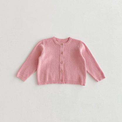 【BABY&KID】無地リブカーディガンSK092920
