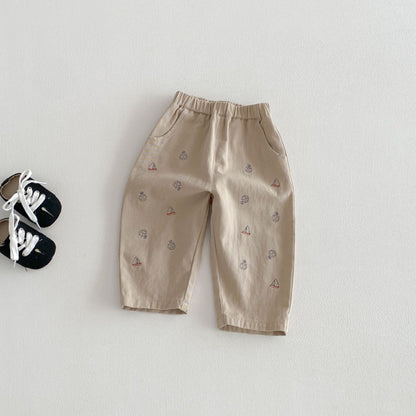 【BABY&KID】くま刺繍ボーダーポロシャツ、マリンカラーアウター、ニットベストSK103717