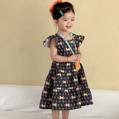 【BABY&KID】夏新作ドットセットアップ、ワンピースSK104717