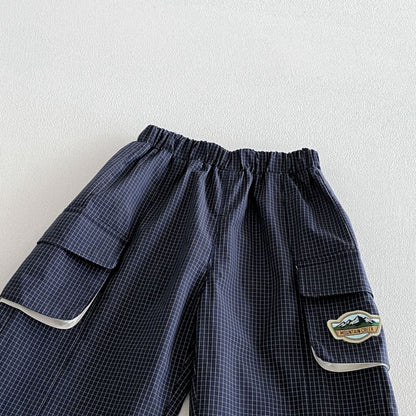 【BABY&KID】ワッペンマウンテンパーカー、カーゴパンツSK107214