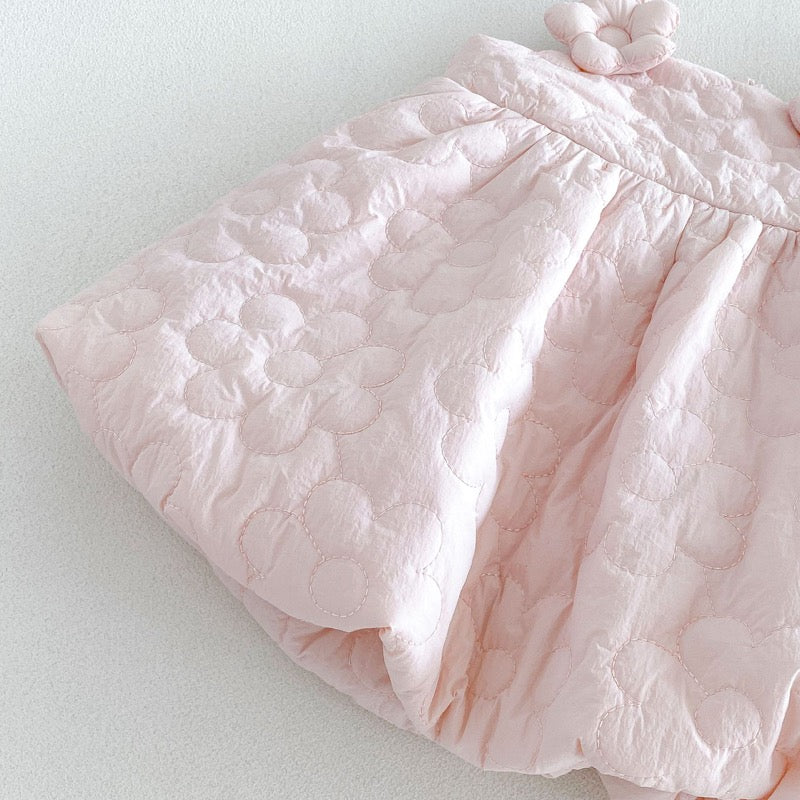 【BABY&KID】冬新作厚手フラワーワンピース、ハイネックニットSK107725