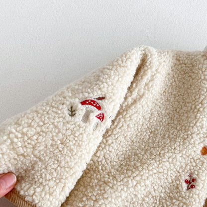 【BABY&KID】きのこ刺繍ワンピース、ロングパンツ、アウター、、トップスSK108115