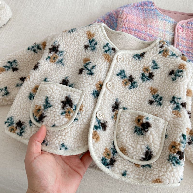 【BABY&KID】冬新作花柄、チェック中綿ジャケットSK102515