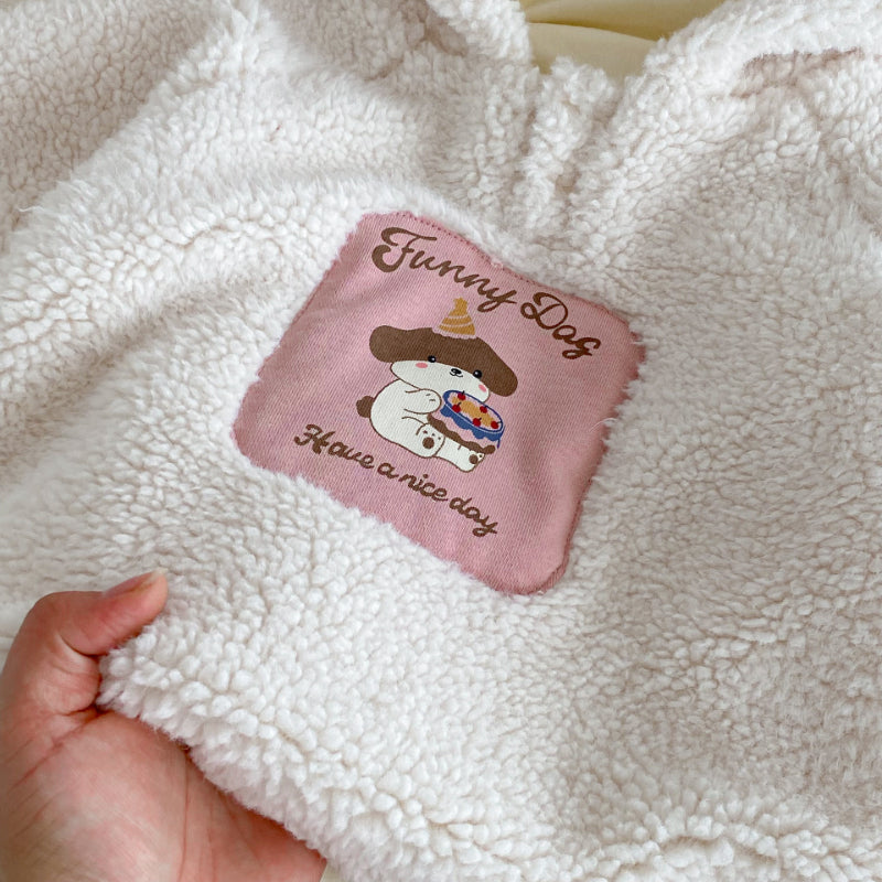 【BABY&KID】冬新作あったかワッペンフードトレーナーSK102527
