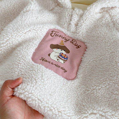 【BABY&KID】冬新作あったかワッペンフードトレーナーSK102527