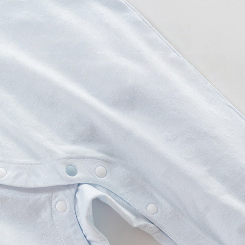 【BABY】北欧風ラウンドネックジャカードカバーオールSK104414