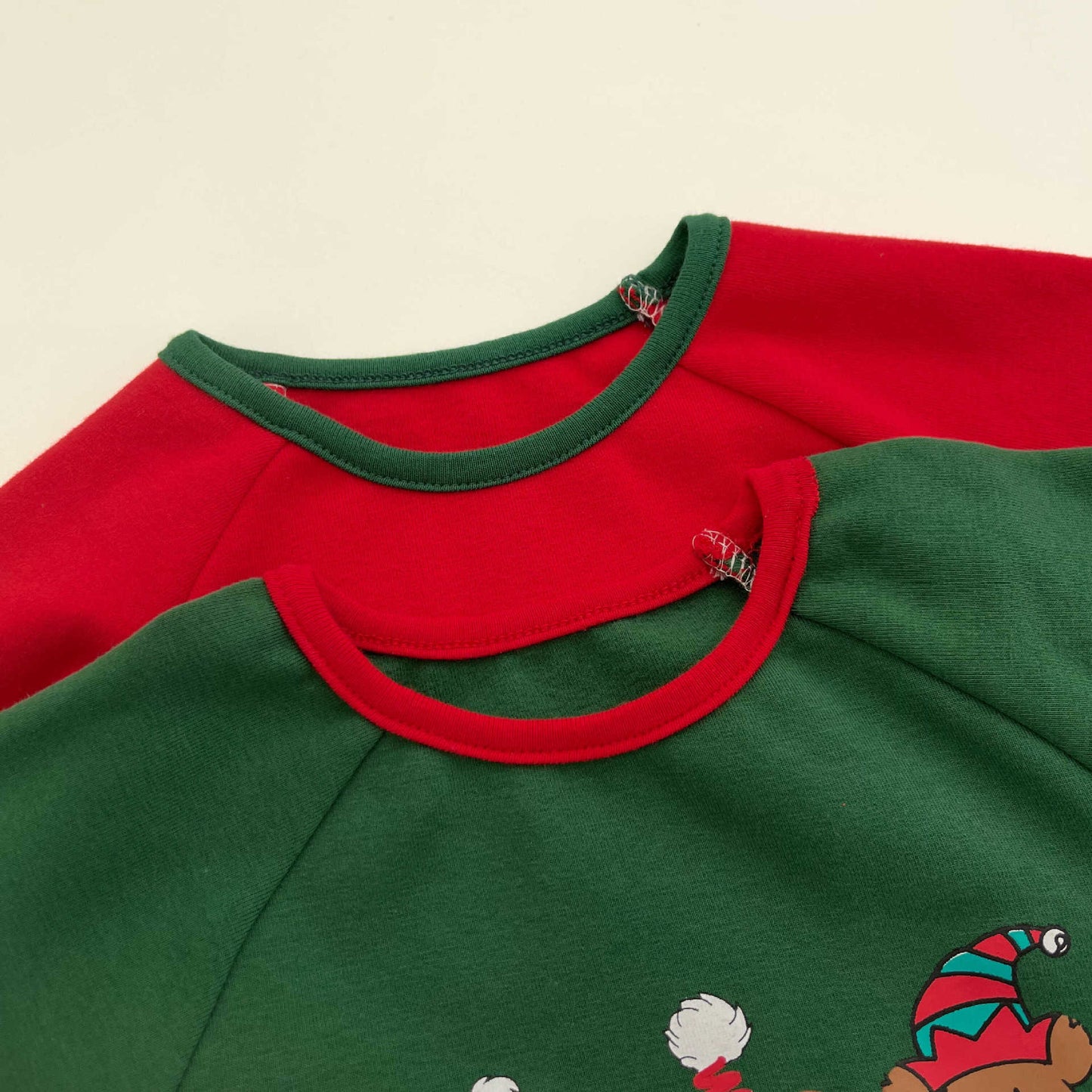 【BABY】トナカイプリントカバーオール＆角付き帽子セットSK102813