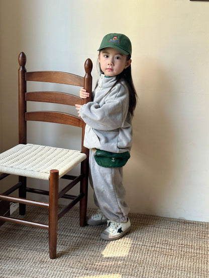 【BABY&KID】ハイネックもこもこ起毛セットアップSK023006