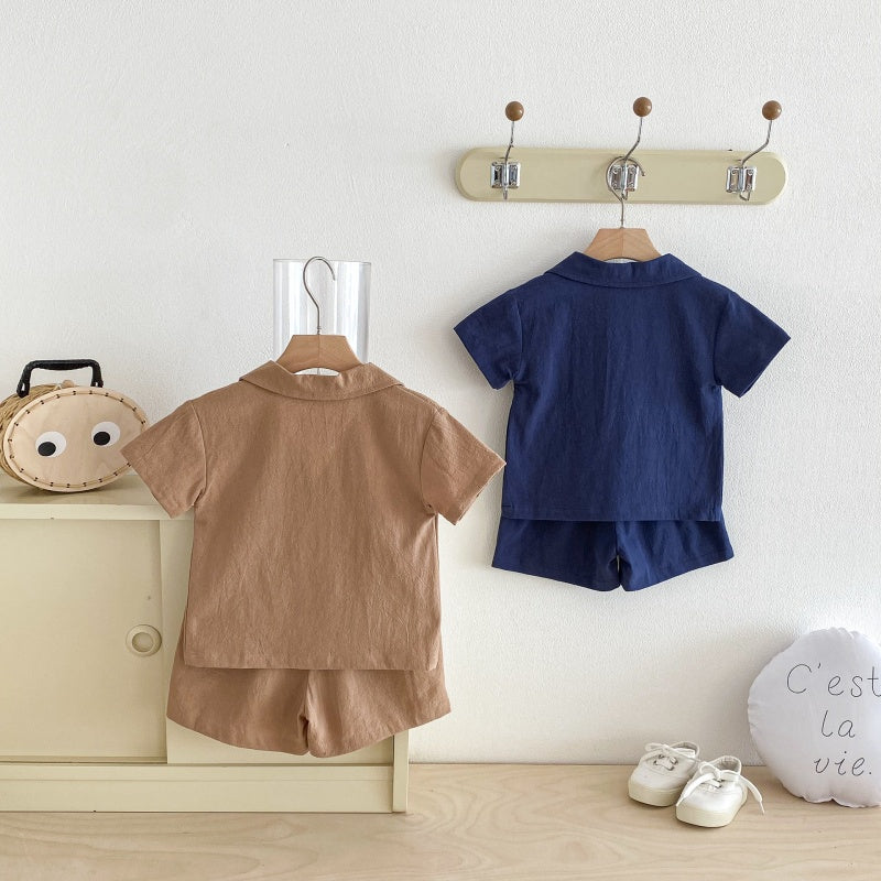 【BABY&KID】夏新作韓国風シンプルセットアップSK104619