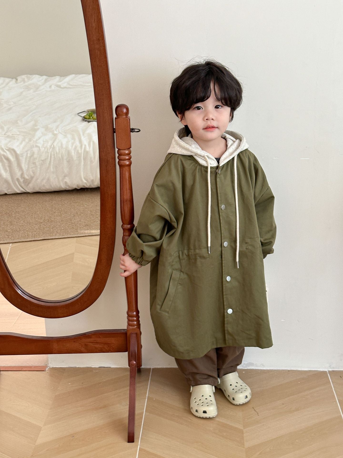 【BABY&KID】フード付きウインドブレーカーSK012611