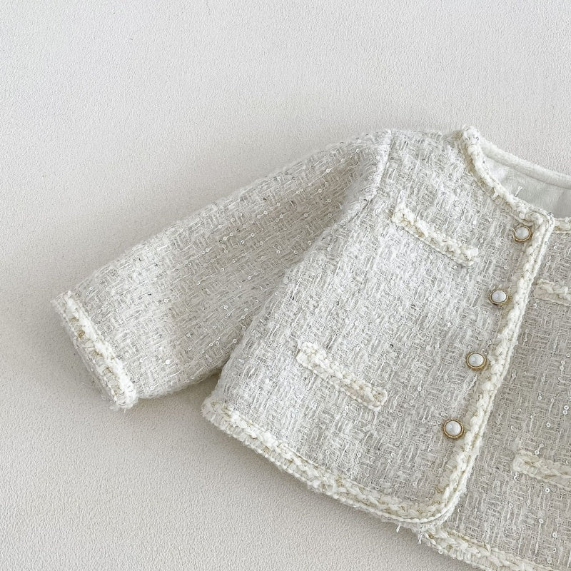 【BABY&KID】ツイード風アウター、ワンピース、ニットSK108114