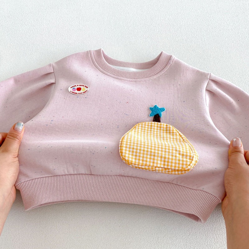 【BABY&KID】ワッペントレーナー、スウェットパンツSK107215