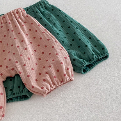 【BABY&KID】夏新作シンプルドットセットアップSK104620