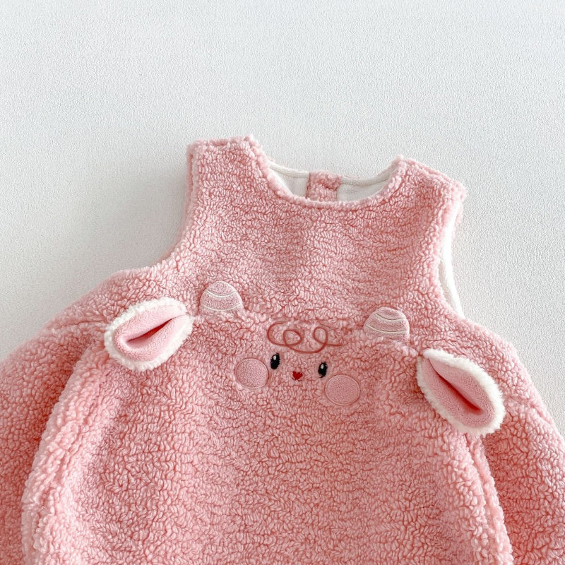 【BABY&KID】カートゥーン裏起毛ワンピース、トップス、レギンスSK108119