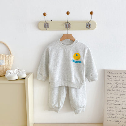 【BABY&KID】スマイルロゴプリントセットアップSK092913