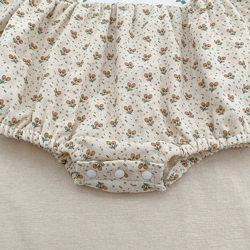 【BABY&KID】フレンチ小花柄ロンパース、ワンピースSK107917