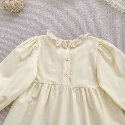 【BABY&KID】フラワー刺繍ロンパース、ワンピースSK107916