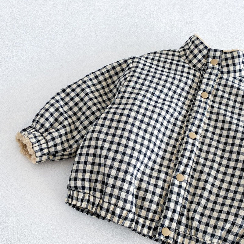 【BABY&KID】冬新作リバーシブル厚手ジャケット、折り返しパンツSK107715