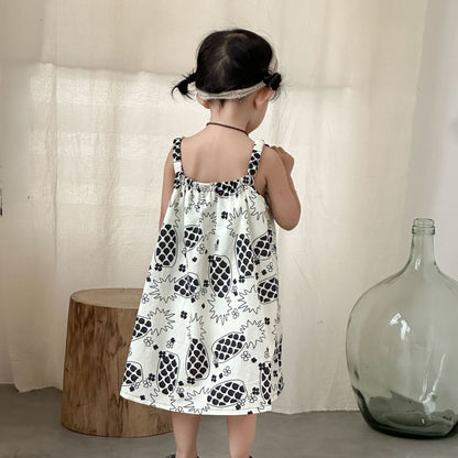 【BABY&KID】夏新作パイナップルプリントセットアップ、ワンピースSK104715