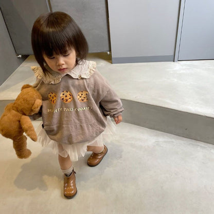 【BABY&KID】ビスケット長袖スウェットSK100744
