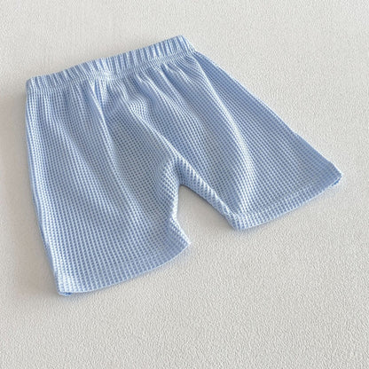 【BABY&KID】夏新作ワッフルカートゥーンセットアップSK105603
