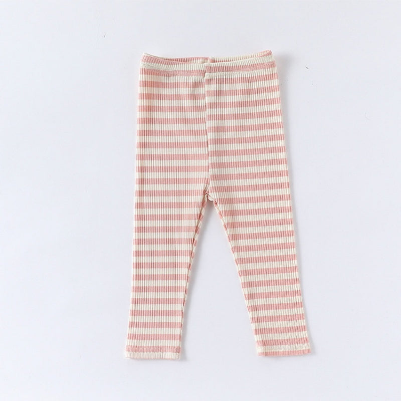 【BABY&KID】北欧風長袖ボーダーセットアップSK101330