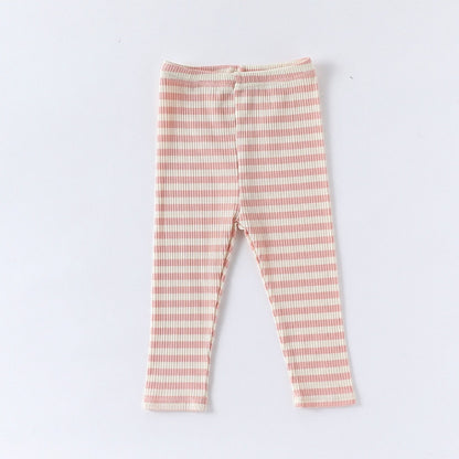 【BABY&KID】北欧風長袖ボーダーセットアップSK101330