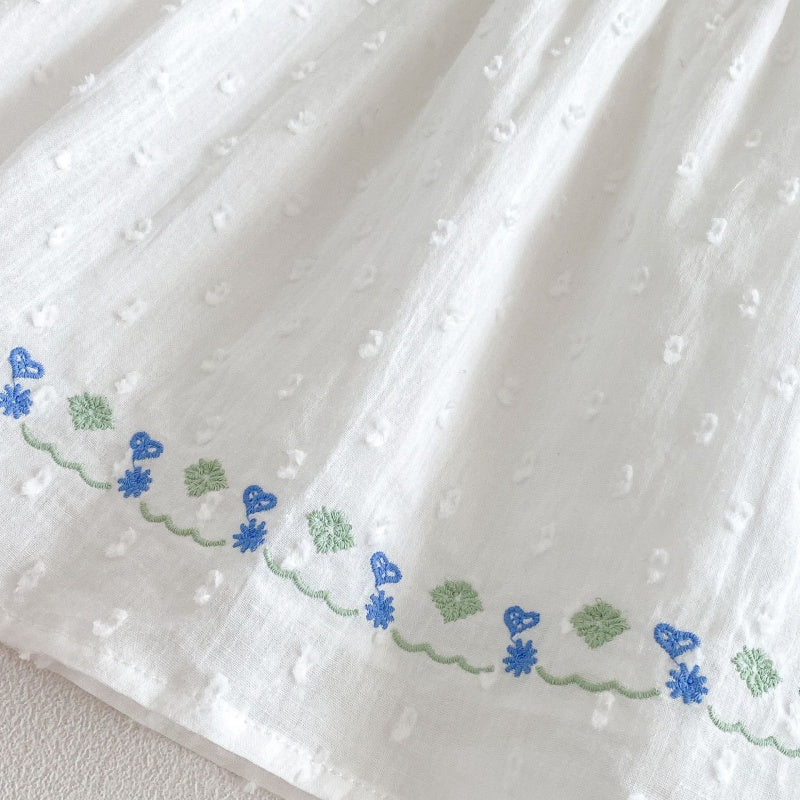【BABY&KID】夏新作花刺繍ワンピース、サロペット、TシャツSK105903