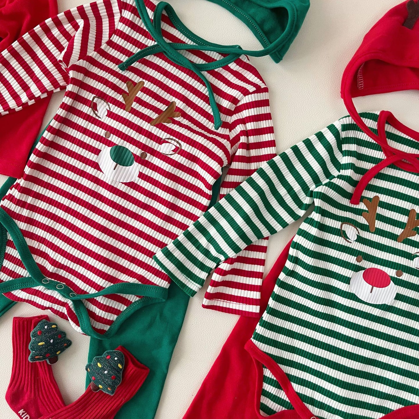 【BABY】ボーダートナカイカバーオールSK102807