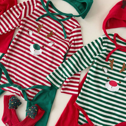 【BABY】ボーダートナカイカバーオールSK102807