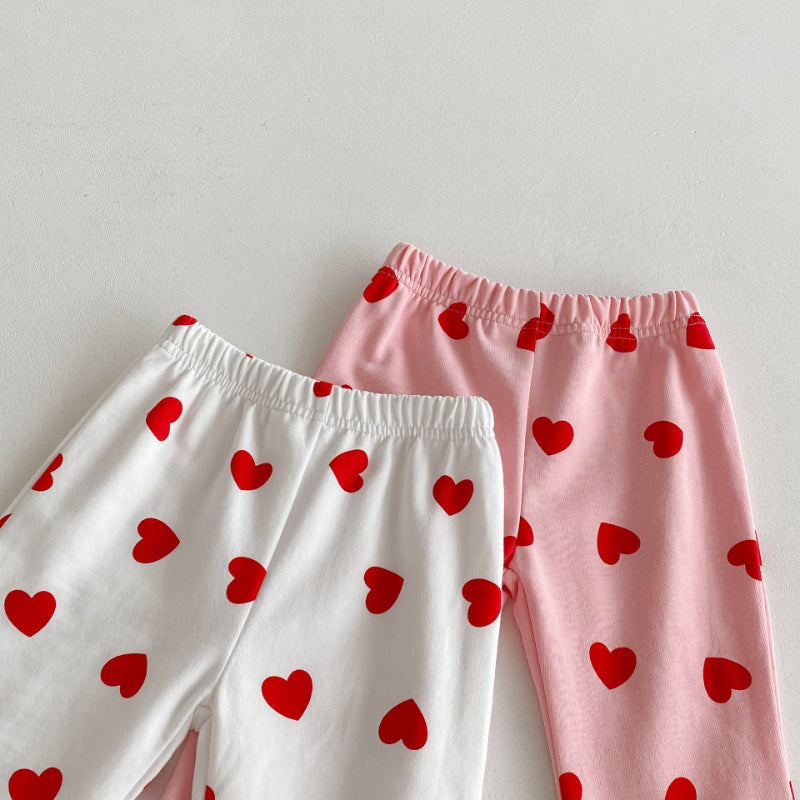 【BABY&KID】ハートプリントセットアップSK092927