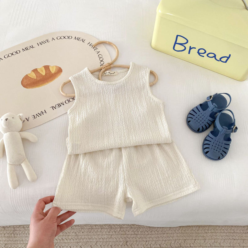 【BABY&KID】夏新作 着回しプリーツセットアップSK092224