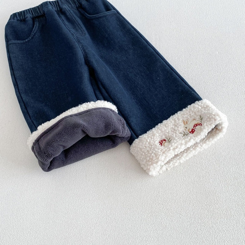 【BABY&KID】うさぎ刺繍中綿ジャケット、ワンピース、ニット、パンツ、トップスSK108118