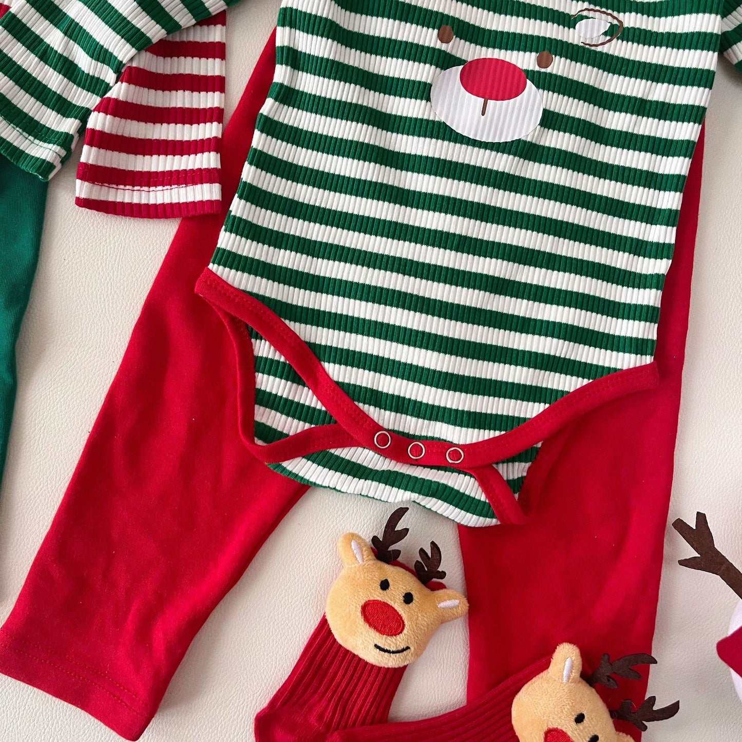 【BABY】ボーダートナカイカバーオールSK102807