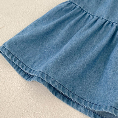 【BABY】夏新作 チェリー刺繍ロンパースorセットアップSK062709
