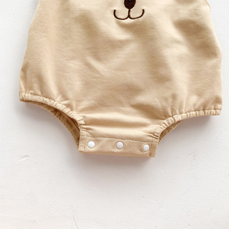 【BABY】夏新作 かわいいクマのロンパース&帽子SK081710
