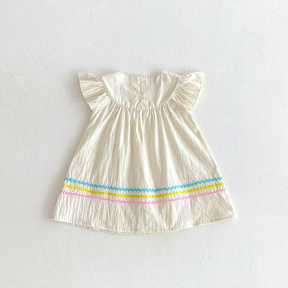 【BABY&KID】夏新作 帆船刺繍ワンピースSK081612
