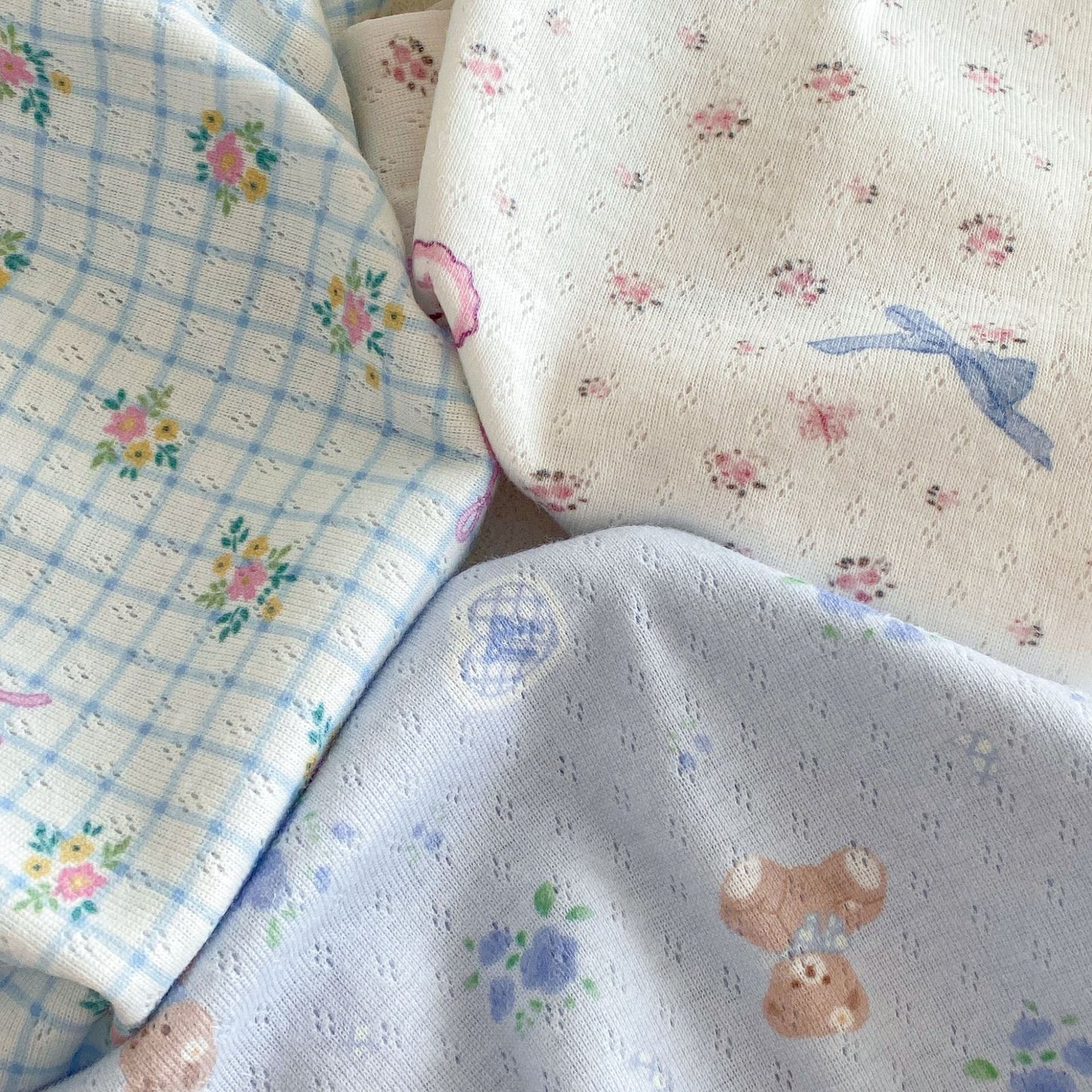 【BABY&KID】夏新作 小花柄セットアップSK105105