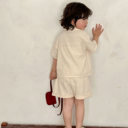 【BABY＆KID】夏新作 フラワー刺繍セットアップ、ワンピースSK063024