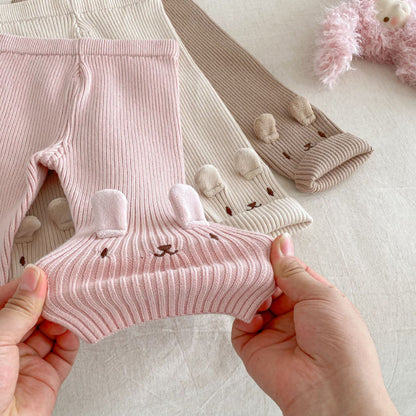 【BABY&KID】冬新作キャラクター刺繍レギンスSK102536