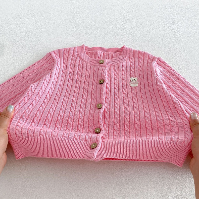 【BABY&KID】ケーブルニットカーディガンSK107205