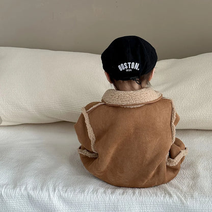 【BABY&KID】冬新作ボアオールインワンORアウターSK11350