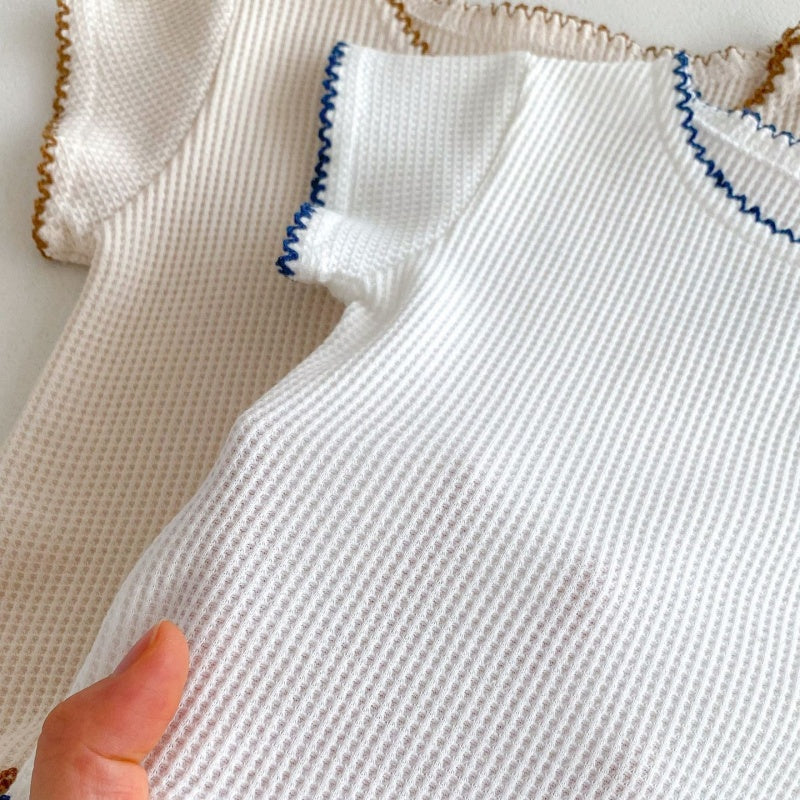 【BABY】夏新作 くま刺繍セットアップSK080305