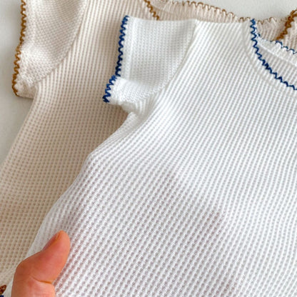 【BABY】夏新作 くま刺繍セットアップSK080305