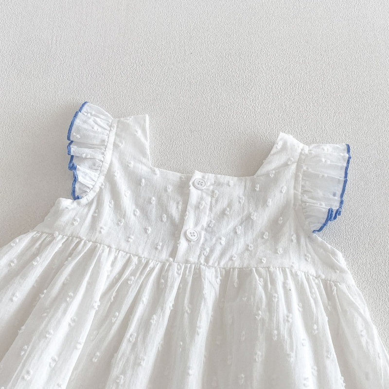 【BABY&KID】夏新作花刺繍ワンピース、サロペット、TシャツSK105903