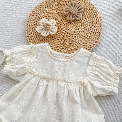 【BABY】夏新作 刺繍、チェック柄セットアップSK072510