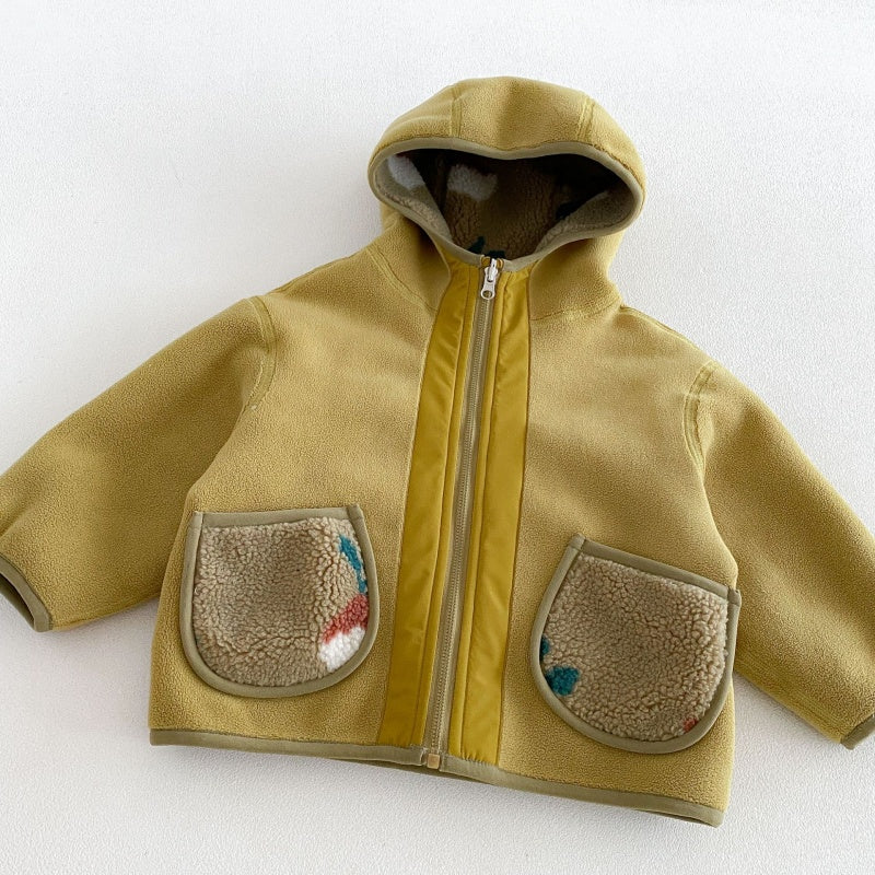 【BABY&KID】冬新作カートゥーン裏起毛ジャケットSK108517