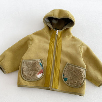 【BABY&KID】冬新作カートゥーン裏起毛ジャケットSK108517