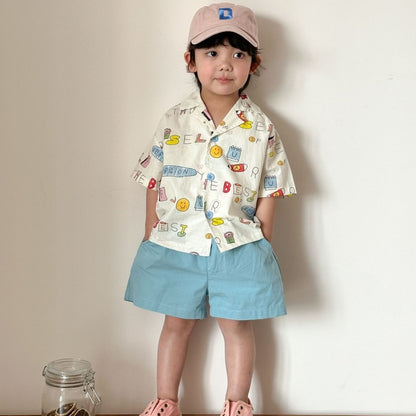【BABY&KID】夏新作カートゥーンプリントセットアップ、ワンピースSK104709